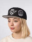 Бейсболка MITCHELL NESS арт. HS12816-LAKBLCK Los Angeles Kings NHL (черный / белый)